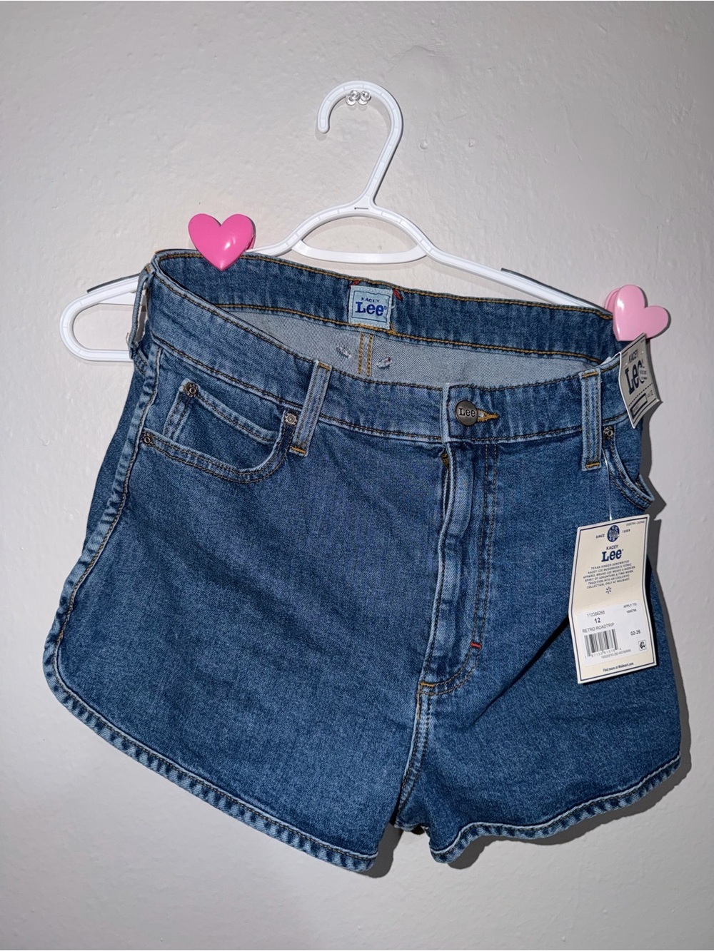 Lee Women’s Classic Denim Jean Shorts in Blue
